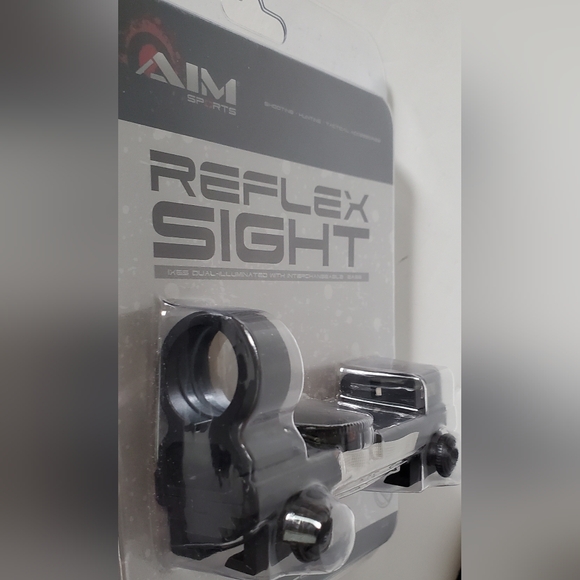 Aim Sports 1X25 Reflex Sight Dual-Illuminated RTD25 w/Interchangeable Base - New - Picture 4 of 5